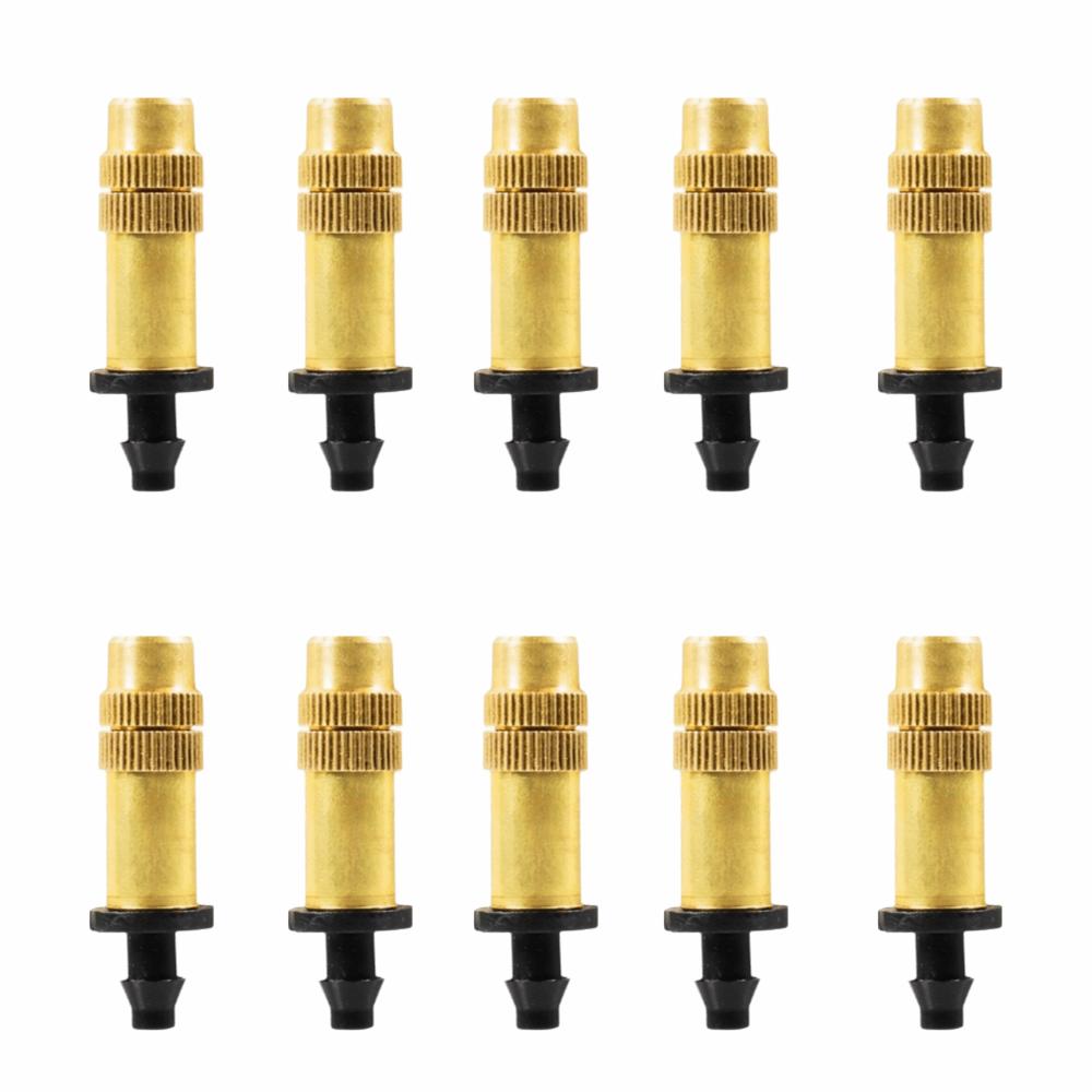

10Pcs Atomizing Design Atomizer Nozzle Brass Construction Garden Sprinklers Agriculture Use Set 3