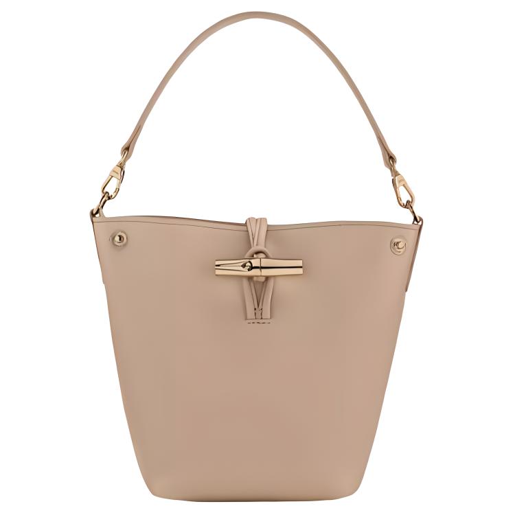 

Longchamp Le Roseau Sleek Removable Handle Iconic Bamboo Buckle Leather Mini Handbag Women handbags Dark-Brown 10279HGCM05-1 Basic Set (Bag+Dust Bag)
