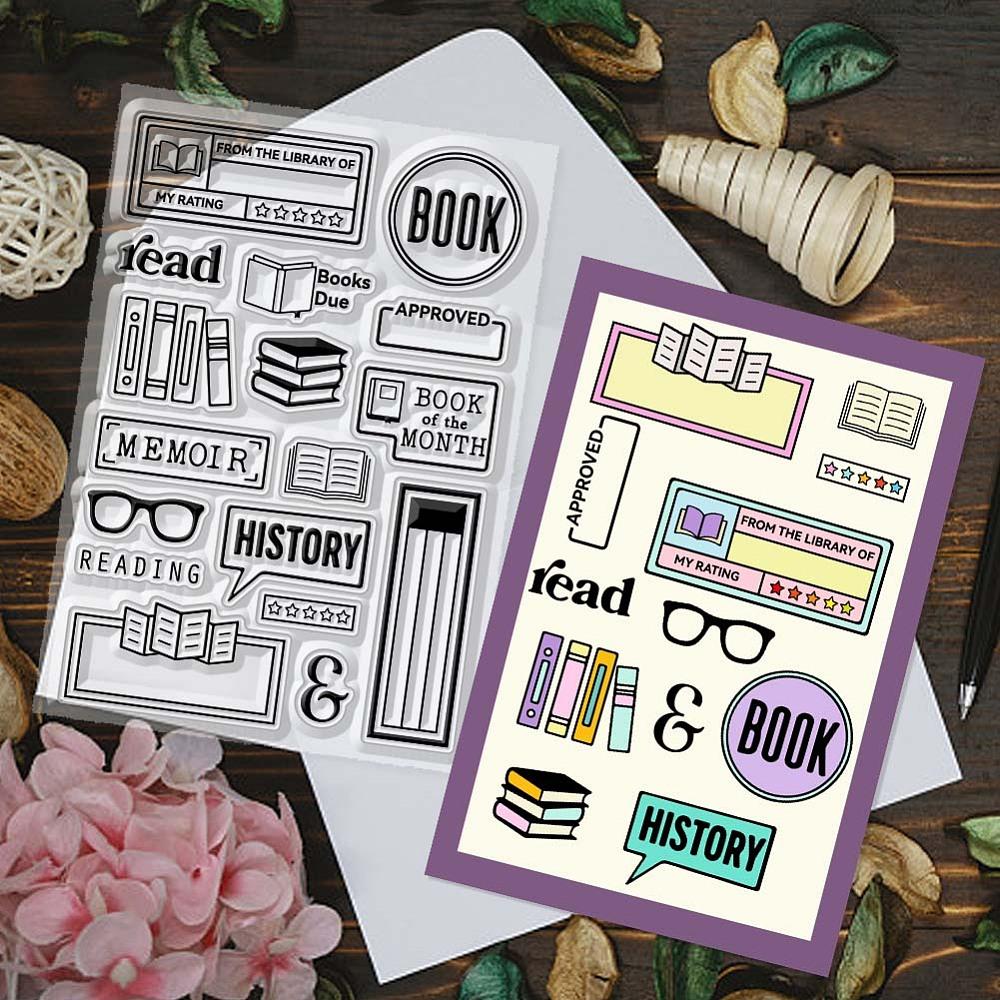 PVC Plastic Clear Stamps for DIY Scrapbooking Photo Album Decorative Cards Making Book 160x110mm
