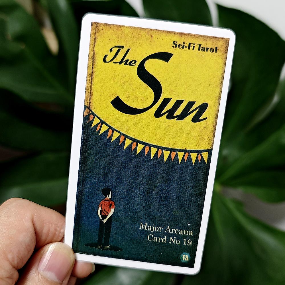 Todd Alcott's Sci-Fi Tarot, 10.3*6cm Science-Fiction-themed Tarot Deck, 78 Pcs Tarot Cards Based On Rider Waite System