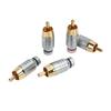 5pcs RCA Connector Universal Metal Soldering Audio Video Cable Connector Speaker Plug