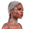 European and American Oversized Crystal Multi-layered Exaggerated Full Diamond Necklace, Luxurious Sparkling Rhinestone Collar Necklace