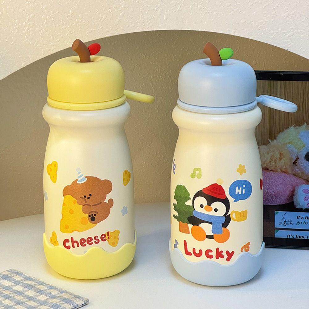 Cartoon Pattern Thermal Cup Large Capacity Insulated Cup New Coffee Cup  Gift