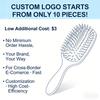 Low Moq Mini Brush Bulk Pocket Travel Small brush Long Short Wet Dry Hair Scalp Massage Gifts for Wedding