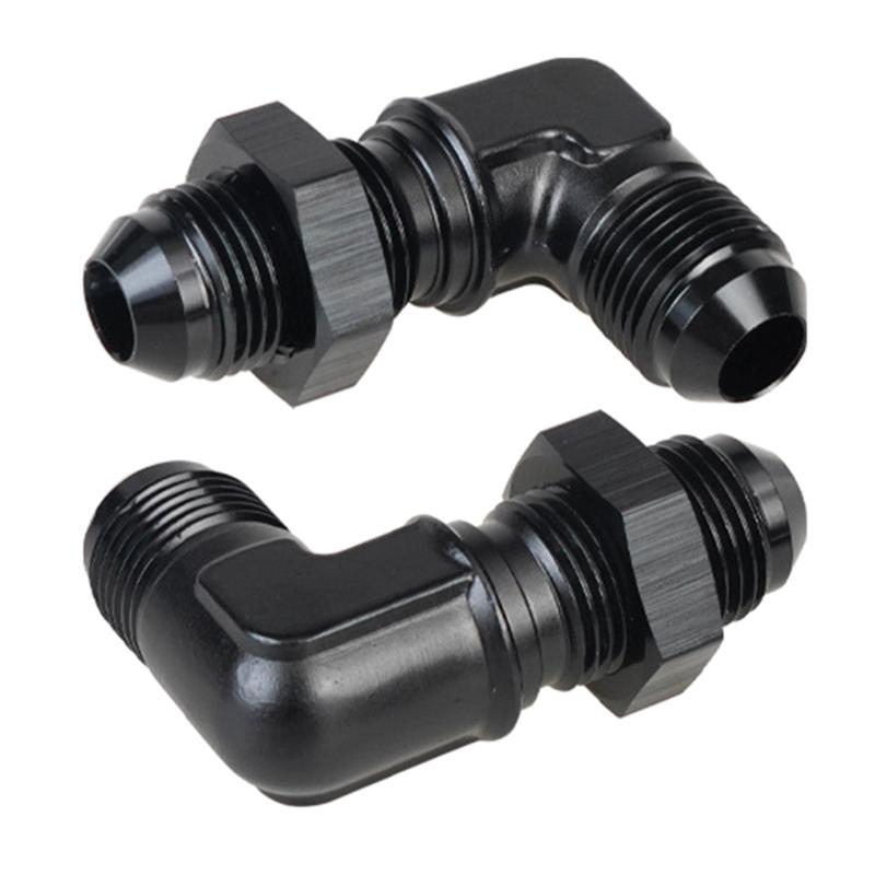 Extended External Screw Joint AN6/AN8/AN10 Male To Female Adapter 90° Fitting