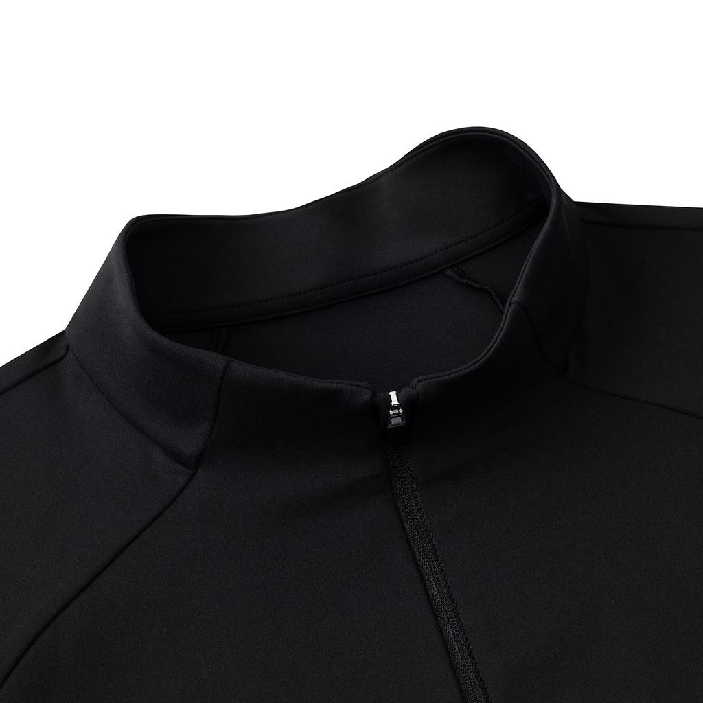 Anta Champion Glory Mens Long Sleeve Knitted Shirt Regular Fit 2025 Autumn Long T-Shirt Men Tops Basic-Black 152530415-1