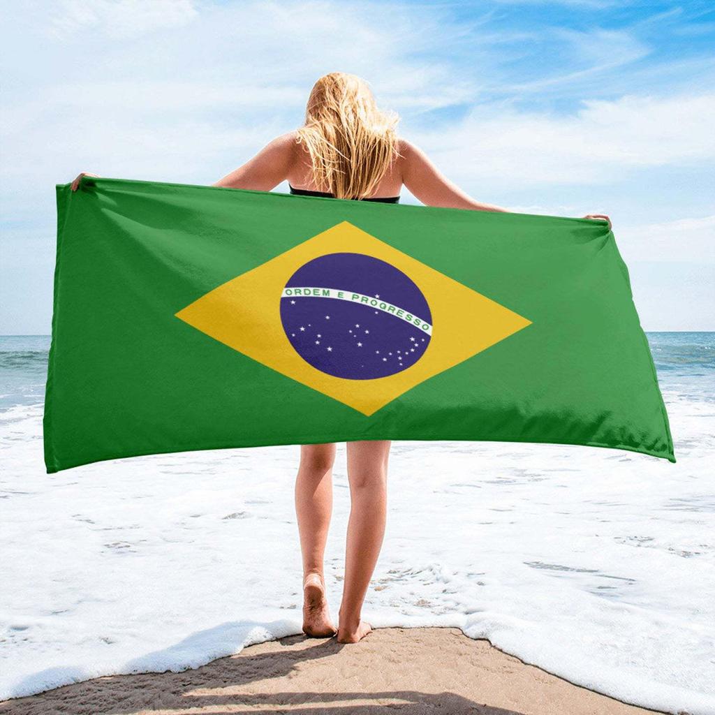 Weltmeisterschaft Nationalflagge Schnelltrocknendes Mikrofaser Strand- & Badetuch