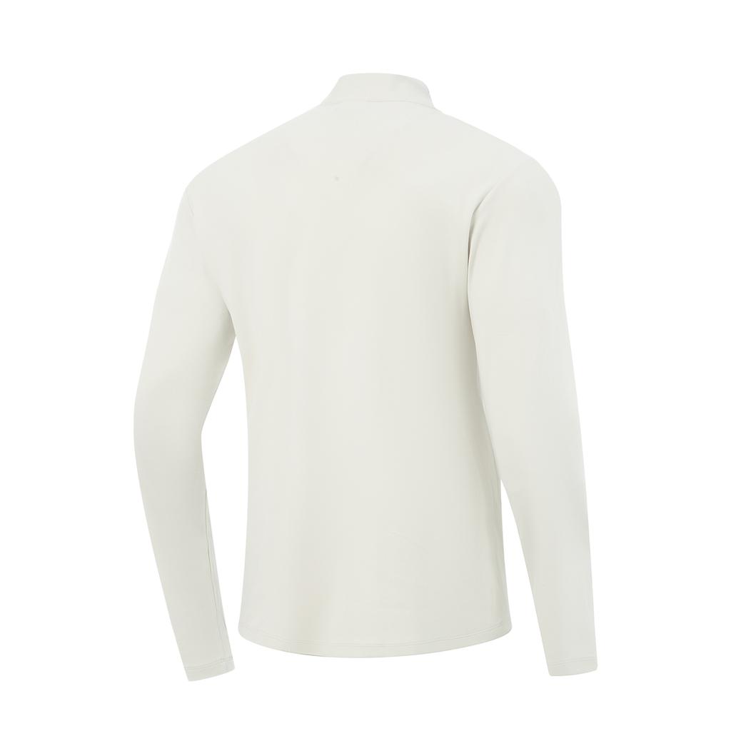 Li-Ning Comfortable Casual Minimalist Stand Collar Letter Print Breathable Sports Long Sleeve T-Shirt Men Tops ATLV273-1