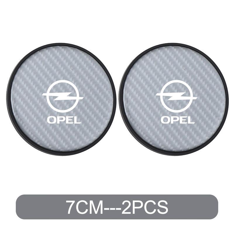 Car Water Cup Pad Non Slip Coaster Drinks Mat For Opel Astra G H J K F Corsa D Zafira B Insignia Mokka Regal Auto Accessories