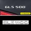 ABS 3D Chrome Letters For Car Emblem Logo Stickers Mercedes Benz GLS 63 AMG 400 450 500 550 580 X167 X166 Accessories QT1