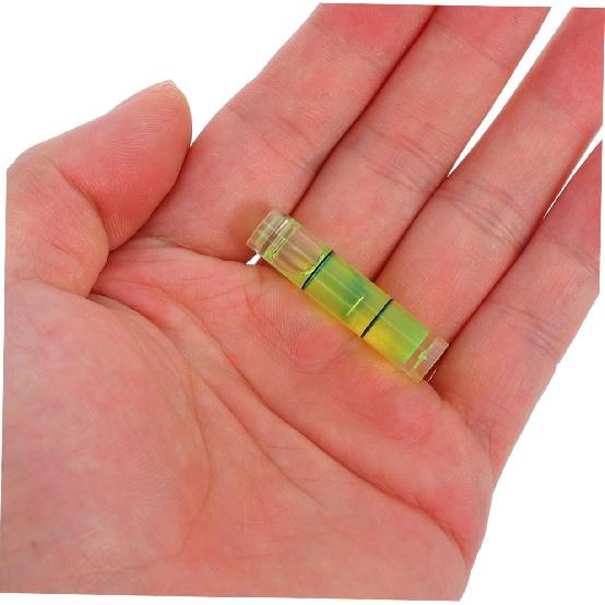50 Small Bubble Leveler Tools Cylindrical Precision Spirit Levels 8x23mm Compact for Easy Carrying