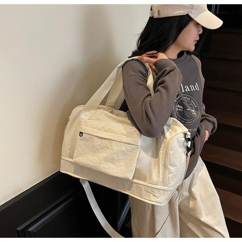 Leinwand-Reisetasche mit großem Fassungsvermögen für Geschäftsreisen, Damen-Freizeit, neue Sport-Fitness-Yoga-Tasche, Reisetasche