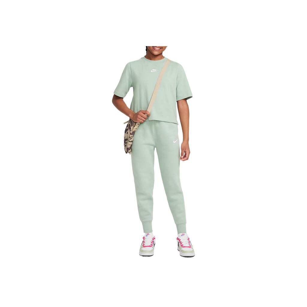 Nike Sportswear Futura Comfortable Fashion Trendy Simple Short Sleeve Kids Tops FN8589-037