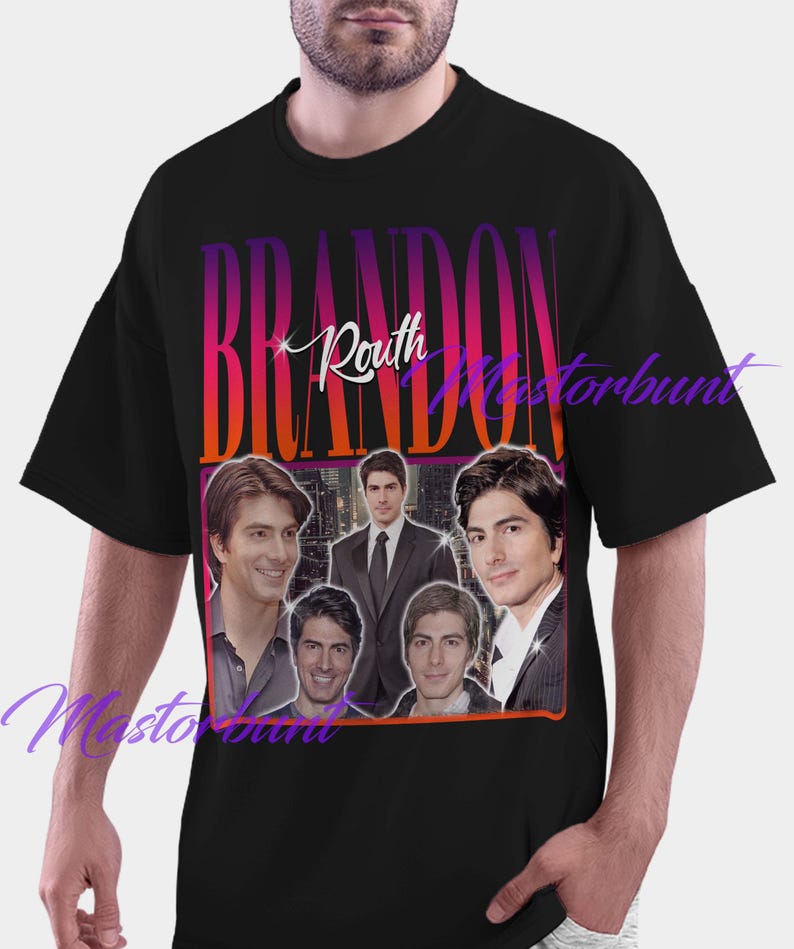 Brandon Routh Shirt Brandon Routh Vintage Shirt Brandon Routh Retro 90s Tshirt Retro T Shirt Mastorbunt Vintage Tshirt