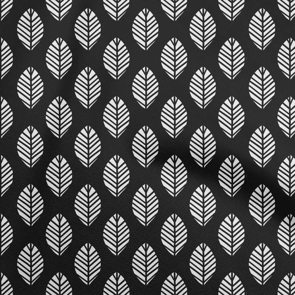 oneOone Cotton Flex Dark Beige Fabric Asian Leaf Block Fabric For Sewing Printed Craft Fabric By The Yard 40 Inch