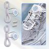 Install Simple Swivel Buckle Laces Automatic Shoelaces Without Ties Unisex Thick Rope Tennis Sneakers Shoelace Shoe Accessories