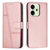 For Oppo Reno14 5G (Global)/Reno14 F 5G Leather Phone Case Foldable Stand Wallet Flip Cover with Strap