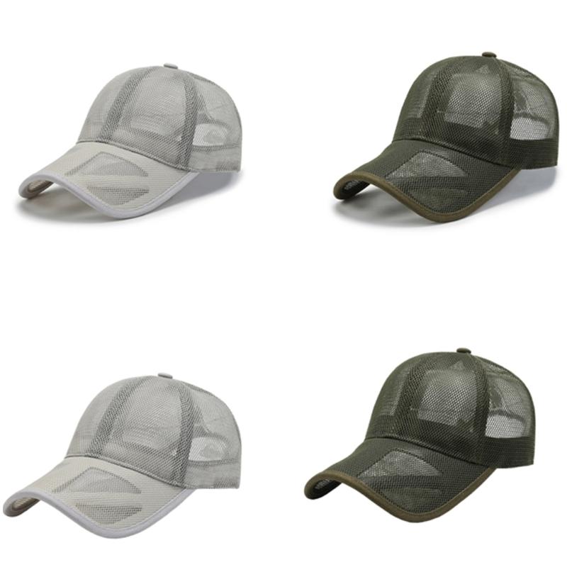 Adult Unisex Baseball Hat Sport Quick Drying Sun Hat Breathable Mesh Hat Outdoor Camping Mountain Climbing Visor Hat
