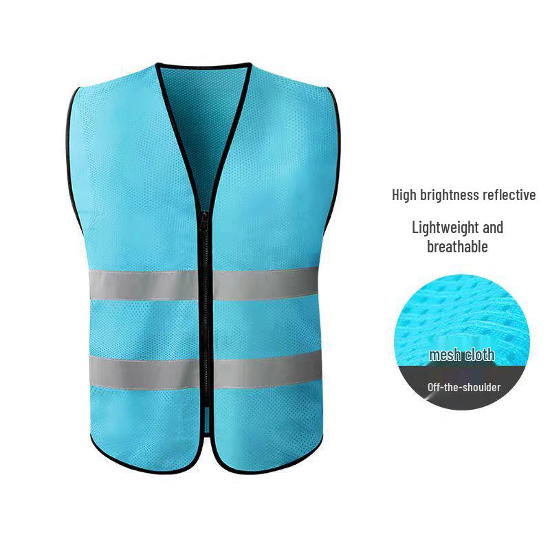 Multi-Pocket Reflective Vest for Drivers, Sanitation, Traffic, Cycling & Construction