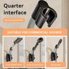 No Drilling Shower Head Holder Adjustable Wall Mount Base for Shower Head Lotus Head Fixing Bracket Bathroom Accessory