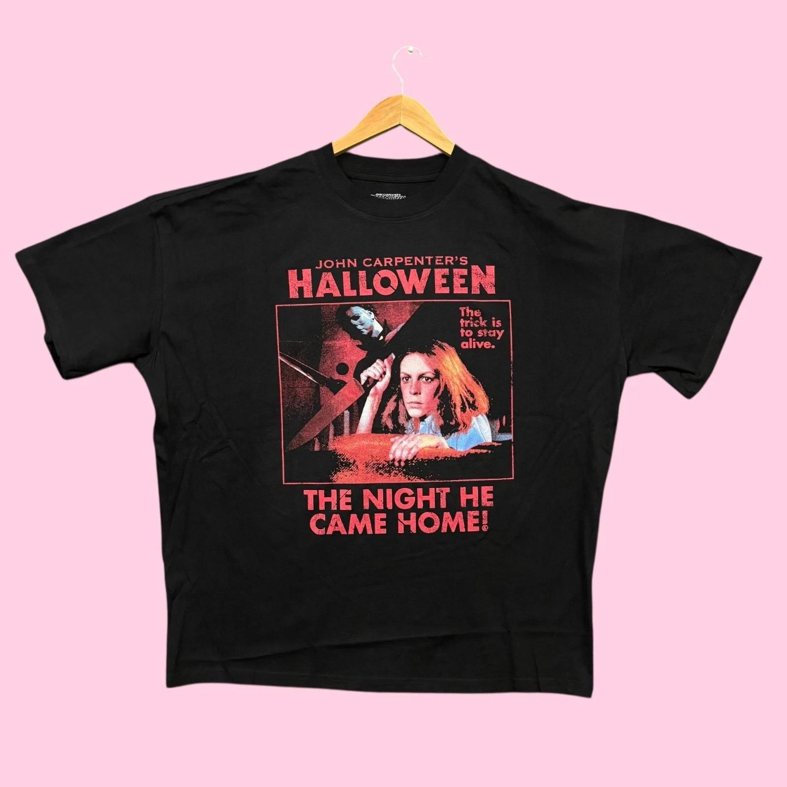 

John Carpenter s Halloween The Night He Came Home Oversized Tee L M