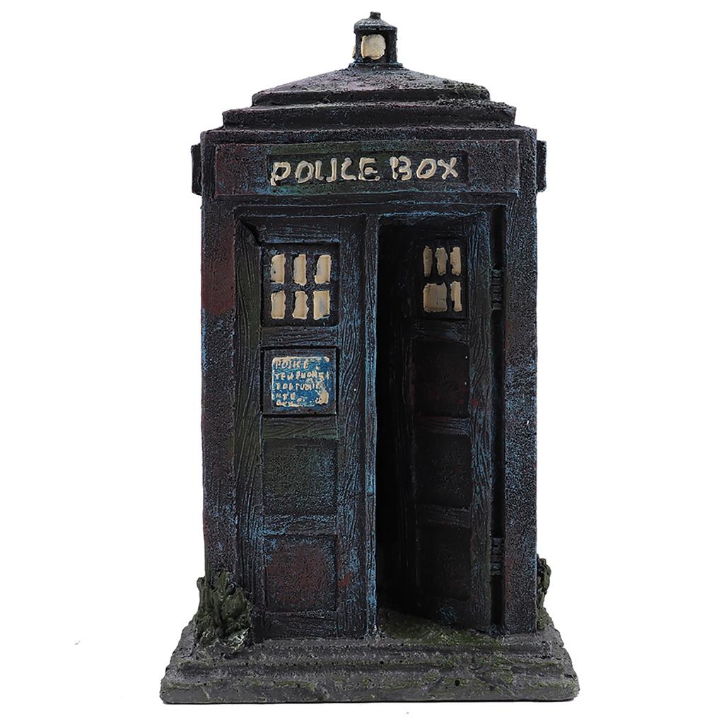 Durable Simulation Resin Sentry Box Fish Tank Aquarium Ornaments Decor Accessory