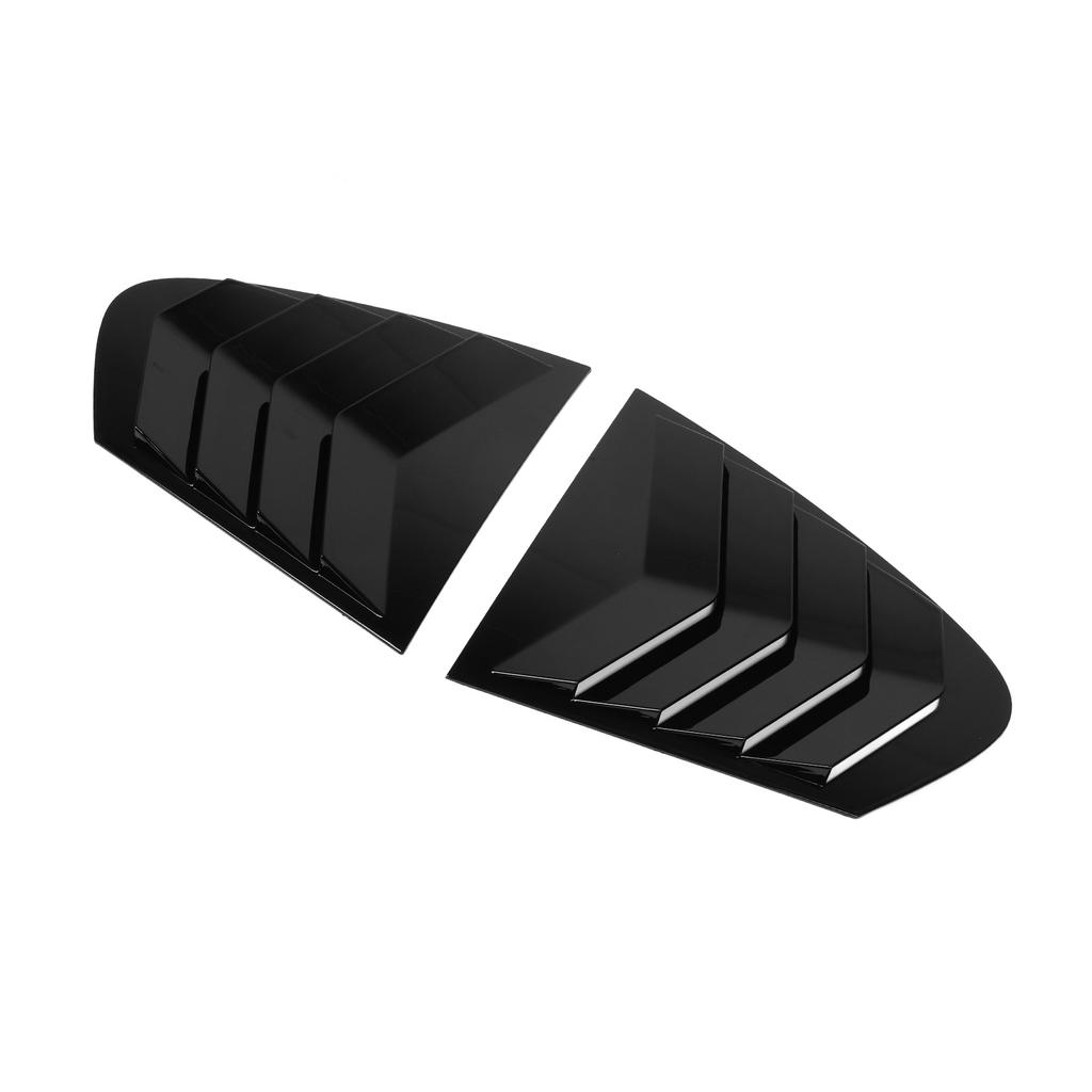 1 P Rear Window Louver Left Right Scratch Resistant Side Window Vent Louvers Scoop Cover Blinds for 5 Series F10 2011 to 2017