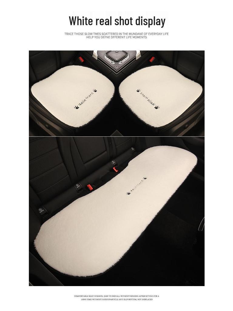 Kreskówkowy Pluszowy Zimowy Poduszka na Fotel Samochodowy dla GAC GS3, GS4, GS4PLUS