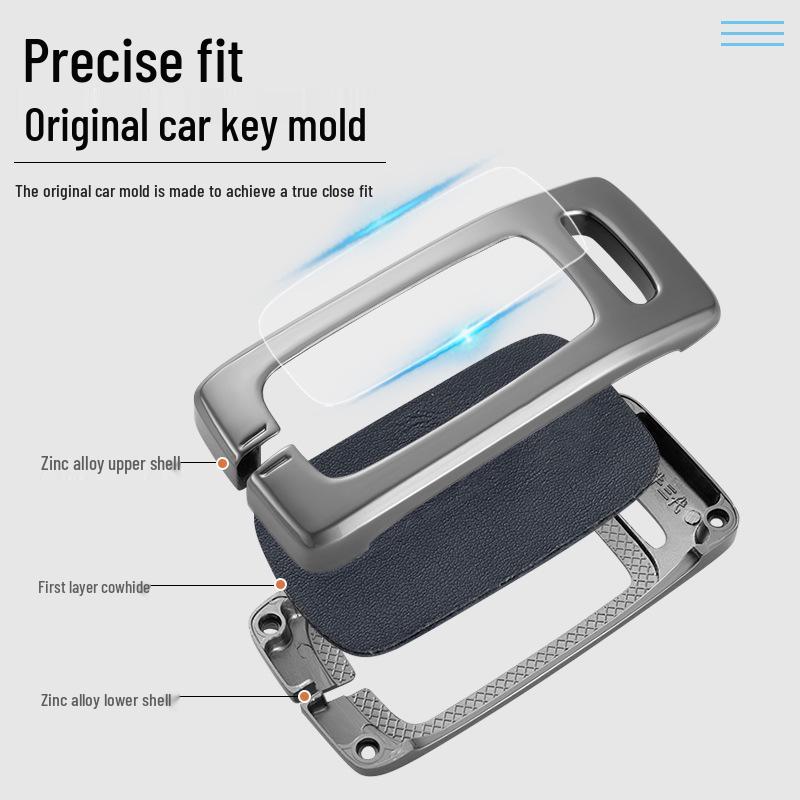 Housse de clé pour voiture électrique Niu - Coque de protection en métal pour N1S/M1 avec boucle US