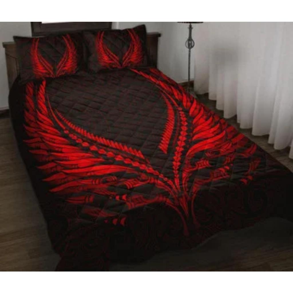 Bedroom Decor Tmarc Tee New Zealand Home Bedding Set - Aotearoa- Fern Tattoo Pillowcase
