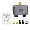 BT Irrigation Timer Double Outlet Water Valve for Garden Lawns and Yard Watering System Control EU