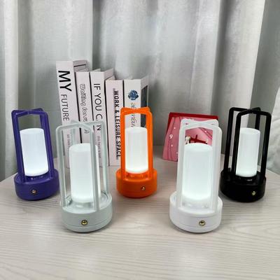 Creative Macaron Color LED Table Lamp: USB Rechargeable, Plug-in, Portable Camping & Cartoon Atmosphere Night Light