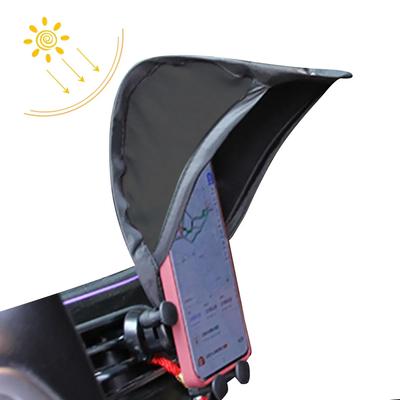 Car Phone Sunblock Umbrella Navigation Sunshade Visor Cover Screen Protector Sun Hood Cover Anti-Glare Auto Interior Accessories