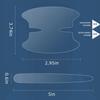 8PCS Car Door Handle Anti-Scratches Sticker, Universal Auto Door Bowl Protective Strips for Cars Trucks SUVs, Automotive Exterior Accessories