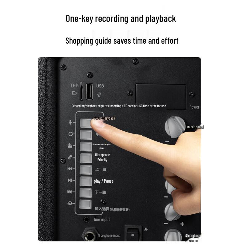 Edifier D3-8s 8-inch Portable Bluetooth Trolley Speaker CN Plug (adapter Included)