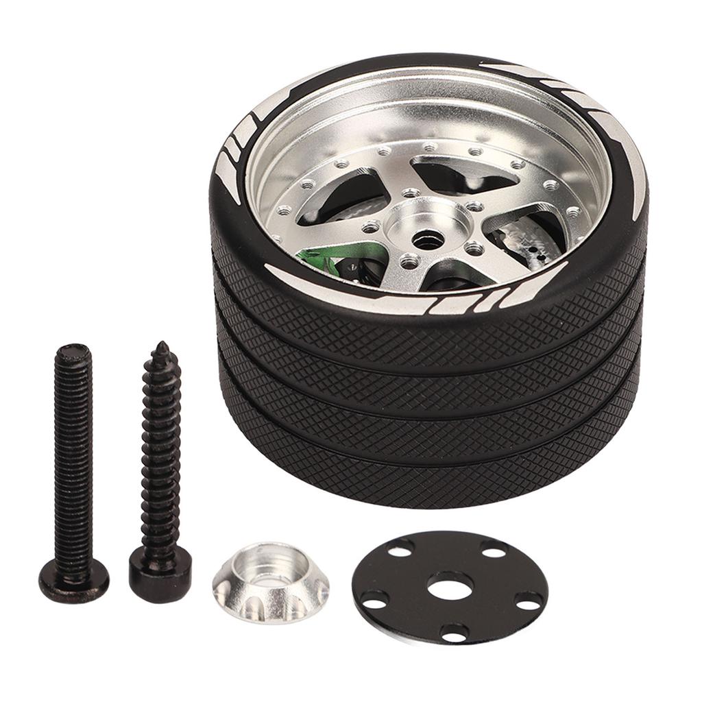 RC Transmitter Steering Wheel Aluminum Alloy Trigger One Handed Control Adapter for FLYSKY NB4 RC