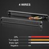 30Led Brake Tail Light Turn Signal Light DRL Red Yellow Flowing Stop Flash Lamp For Car Motorcycle Truck Trailer ATV SUV 12V 24V