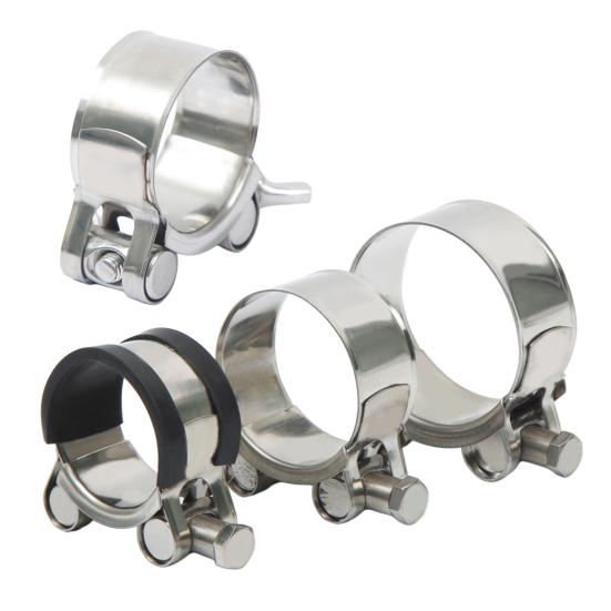Durable Hose Clamp Stainless Steel Clamp, Adjustable Heavy Duty Clip, Leakproof Universal Metal for Automotive, Plumbing, Garden Connection Clip