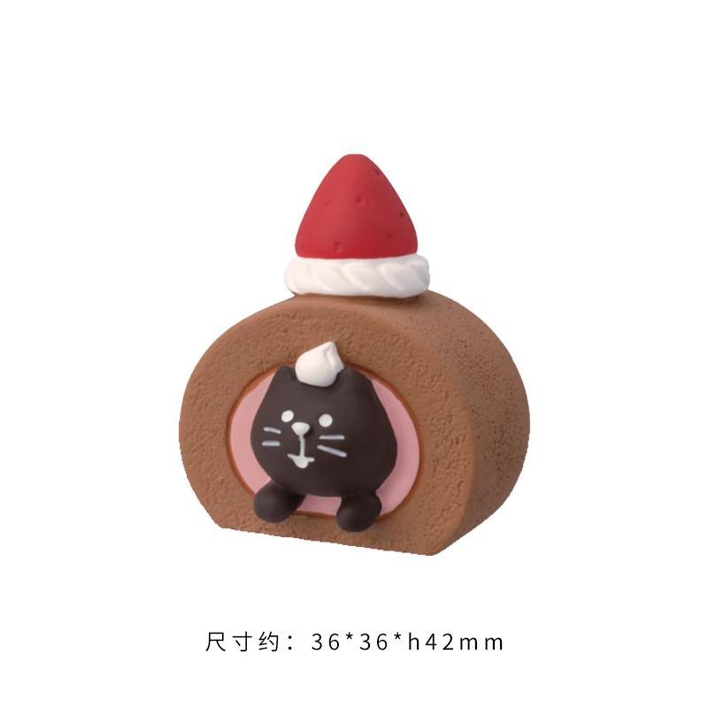 Cute Cat Refrigerator Sticker Grocery Zakka Bread Coffee Shop Decorative Gift Magnetic High Value Refrigerator Jewelry