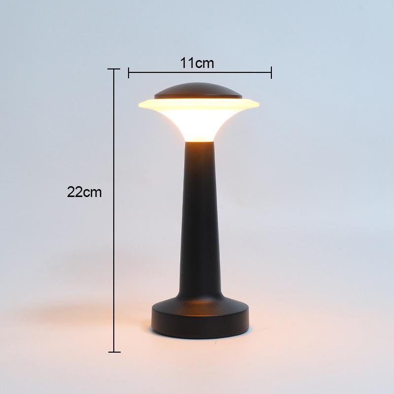 

Светодиодная перезаряжаемая настольная лампа, прикроватный светильник для спальни, окружающее освещение для кофейни, ресторана, сенсорный выключатель, USB-декор, светодиодные настольные лампы