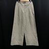 SPORTMAX Made In Portugal Linen Blend Wide Pants Women’s 36 Inseam 83cm Beige(USED)