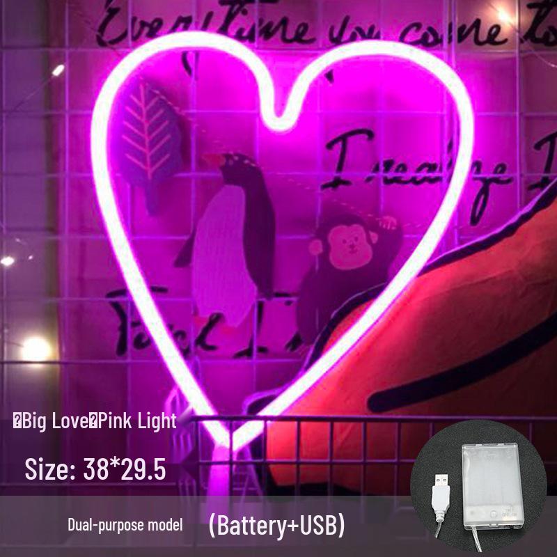 Trendy LED Neon Night Light Sign for Wall Décor