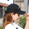 Alphabet cap women's soft top baseball cap trendy casual versatile face hat