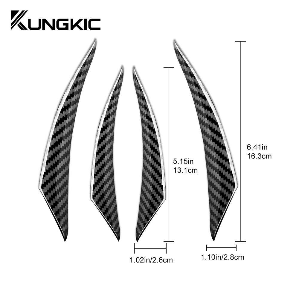 Real Carbon Fiber Sticker For Subaru BRZ Toyota GR86 2025 2025 2025 2025 Car Front Bumper Spoiler Blade Fender Trim Accessories