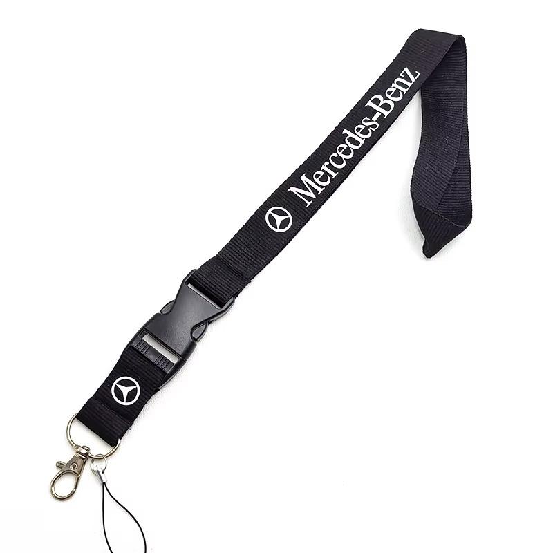 CSF1 Benz Lanyard Keychain Sticker For Mercedes AMG W203 W204 W205 W212 W213 W221 W222 W223 W176 W177 W246 A B C E CLA GLA GLC