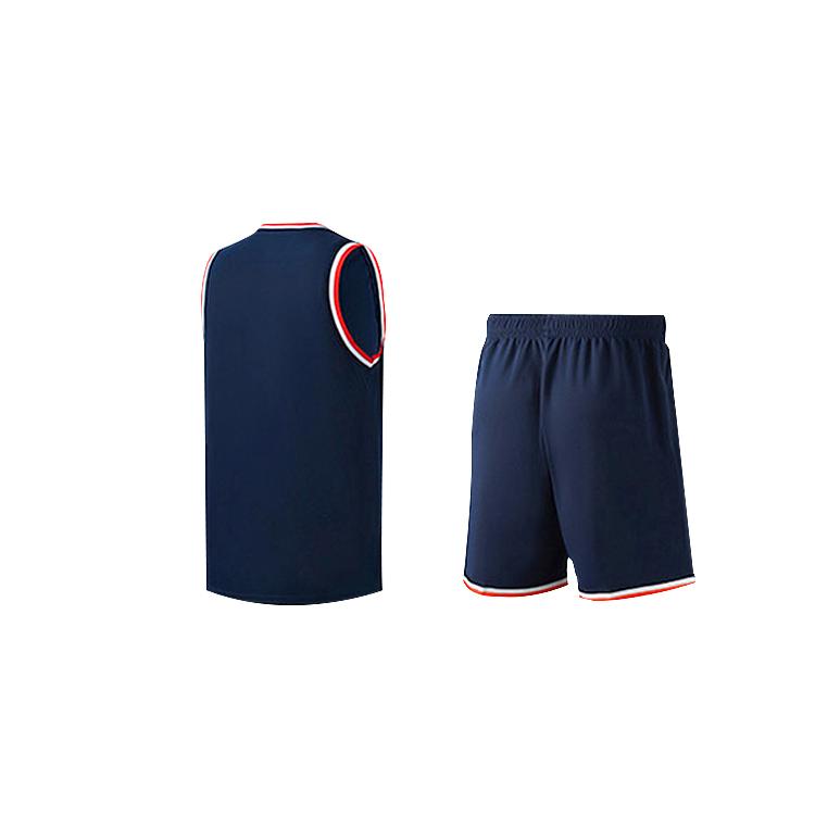 Li Ning Professional Basketball Collection Basketball Suit Men's Blue YATT113-2