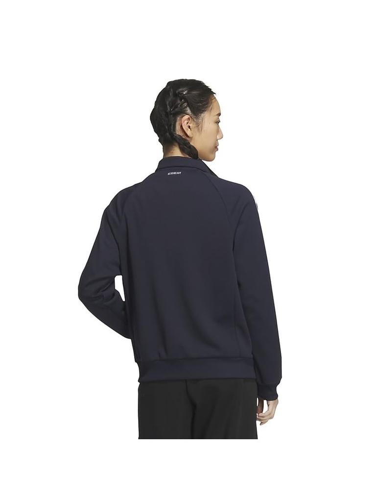 adidas W MH 3S Track Legend Size L Top, Ink/White,