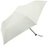 Because Folding Umbrella 50cm UV Cut Lightweight 120g Sun Umbrella Rain or Shine Slim Stylish White Compact PU Super Color Mini Approx. 99.9% Women's