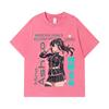 275 GSM Washed T-shirts 100% Cotton Kaiju No 8 V16 Mina Print Unisex Heavy Cotton T Shirt