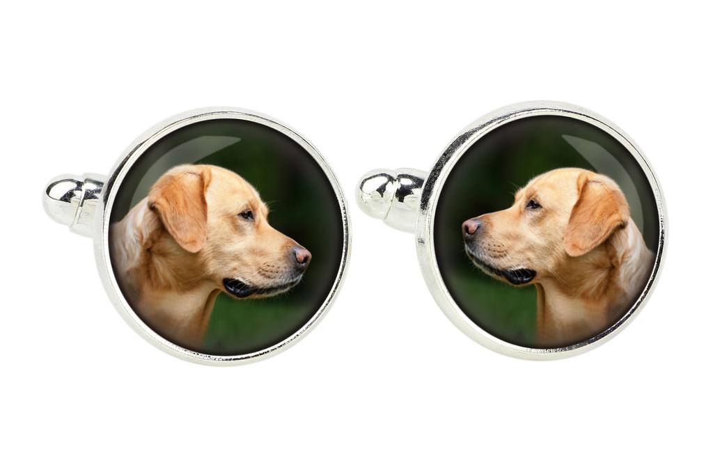 Labrador Retriever - cufflinks and tie with your photo, a suit decoration, men's jewelry from the Art-Dog brand.